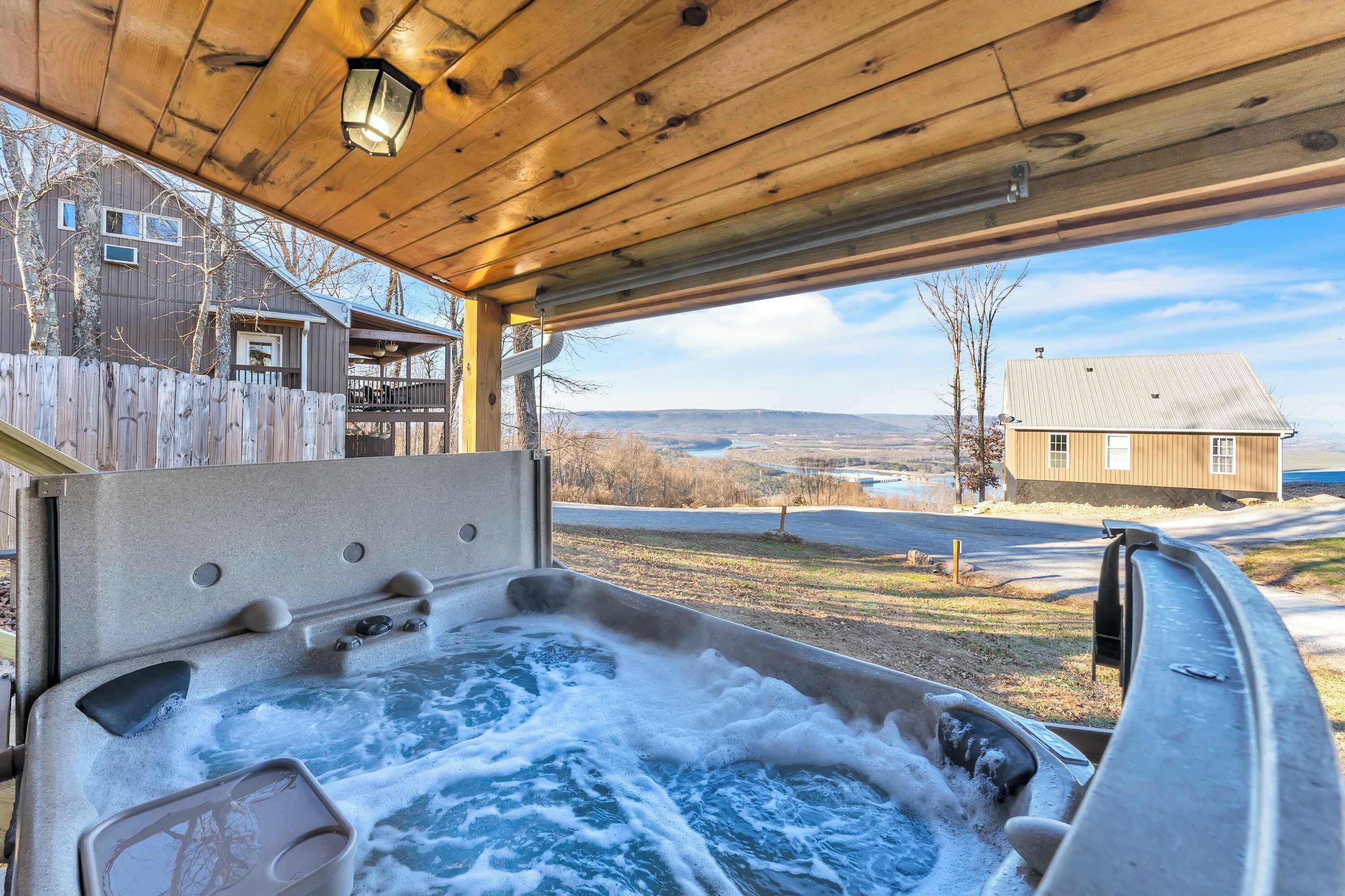 Idromassaggio all'aperto