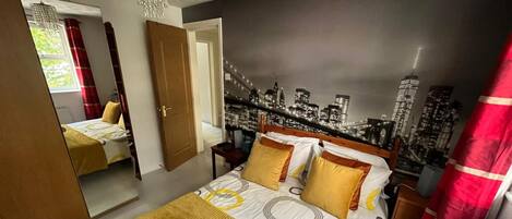 3 habitaciones, tabla de planchar con plancha y wifi gratis