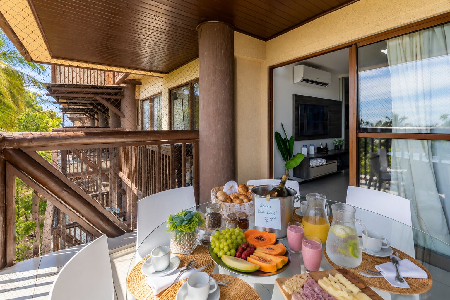 Apartamento conforto | Varanda coberta