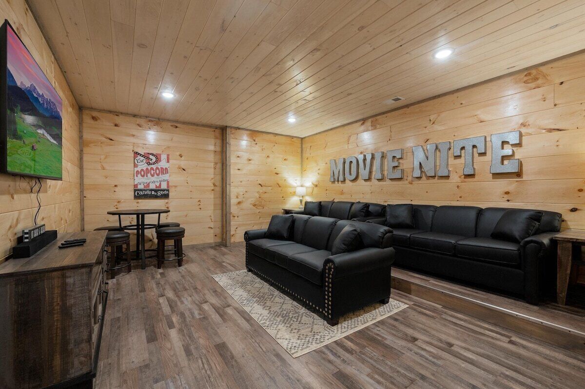 Smart TV, fireplace, video games