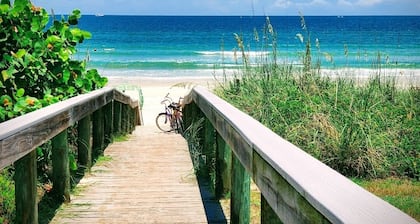 Tranquil Beach House with Private Pool - Steps to the Ocean