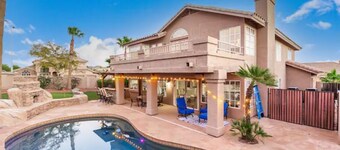 Pool and Jacuzzi + Rock slide + FUN amenities for all!