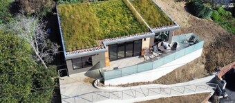 A spectacular home with a three bridge view out the Golden Gate.  