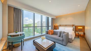 Habitación Premium, 1 cama King size, vista a la ciudad | Ropa de cama de alta calidad, edredón y camas con pillow-top