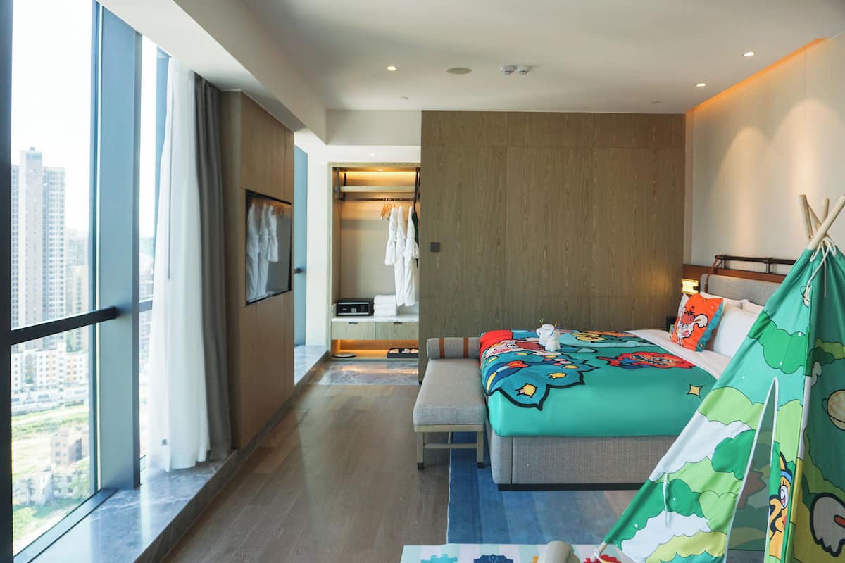 Habitación Premium, 1 cama King size (Kids Theme) | Ropa de cama de alta calidad, edredón y camas con pillow-top