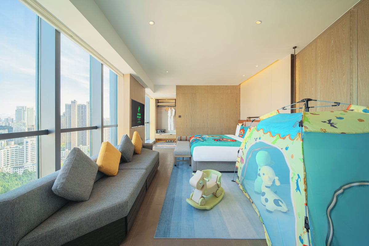 Chambre Premium, 1 très grand lit (Kids Theme) | Literie de qualité supérieure, couette en duvet d'oie, surmatelas