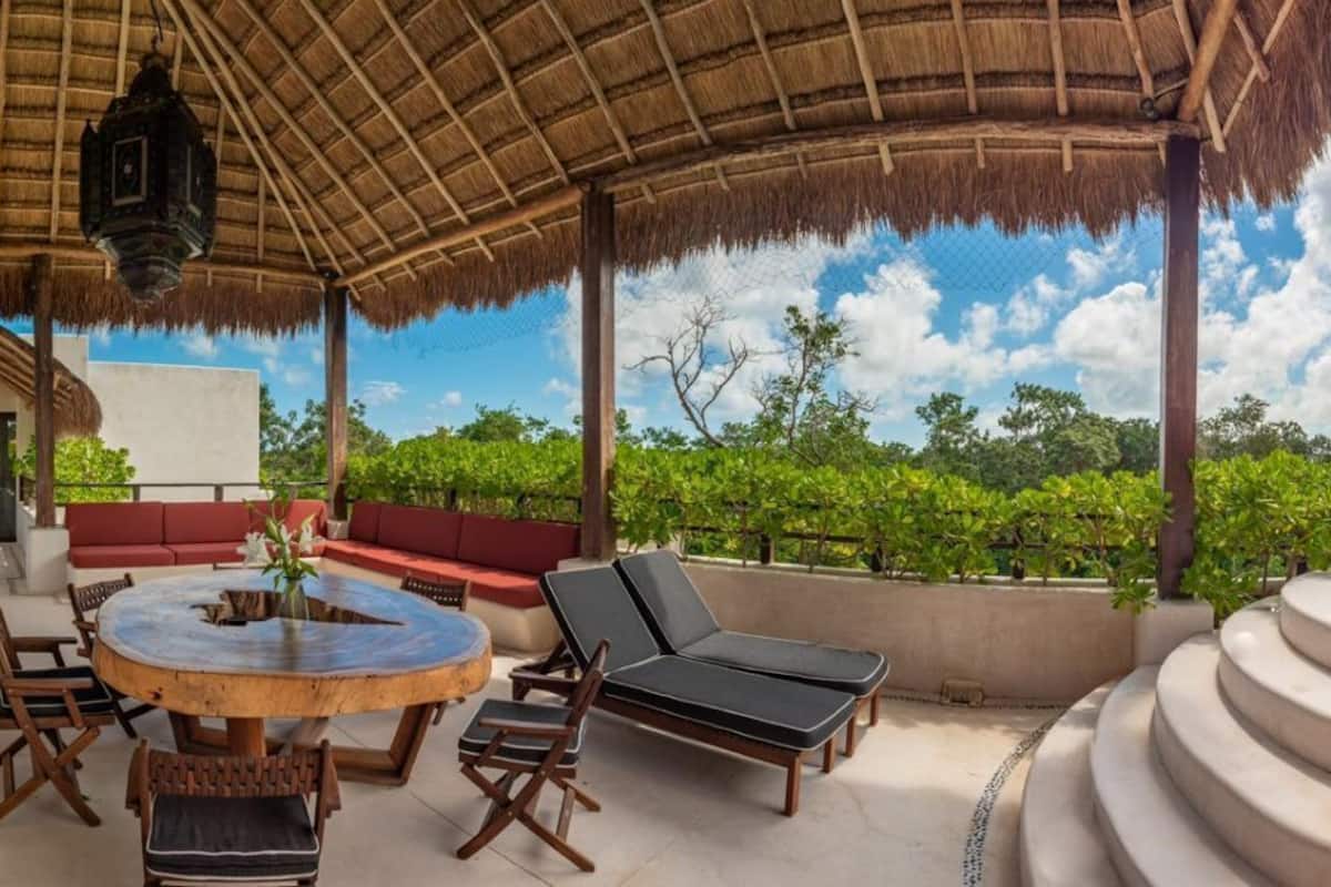 Presidential Suite, 3 Bedrooms, Pool View | Terrace/patio