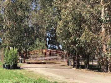 Ranch is behind a private security gate, guests receive a remote at check in