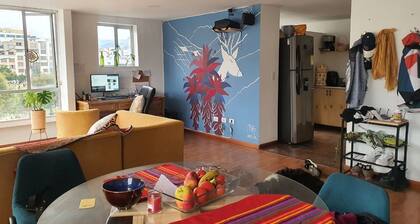 Bright apartment in front of Unicentro Pasto