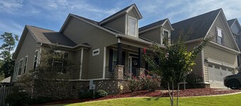Masters Week suburban stunner,  pool, sauna and outdoor pergola with fireplace.