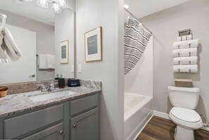 Condo, Multiple Beds, Balcony, Mountain View (Branson Vineyards Escape) | Bathroom | Towels, toilet paper - Branson Vineyards Escape - Quiet Serenity (Branson)