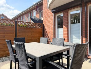 Outdoor dining - 7025 Lange Wiese 8 - 301 - Holiday apartment Becker - 7025 Lange Wiese (Dahme)