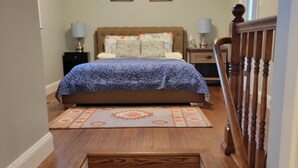 1 bedroom, iron/ironing board, travel crib, WiFi (free)