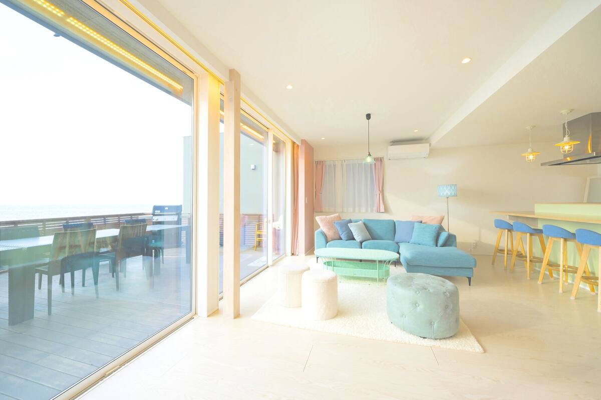 프리미어 빌라, 금연 (Suite Ocean View Villa, 8 beds) | 침대 시트