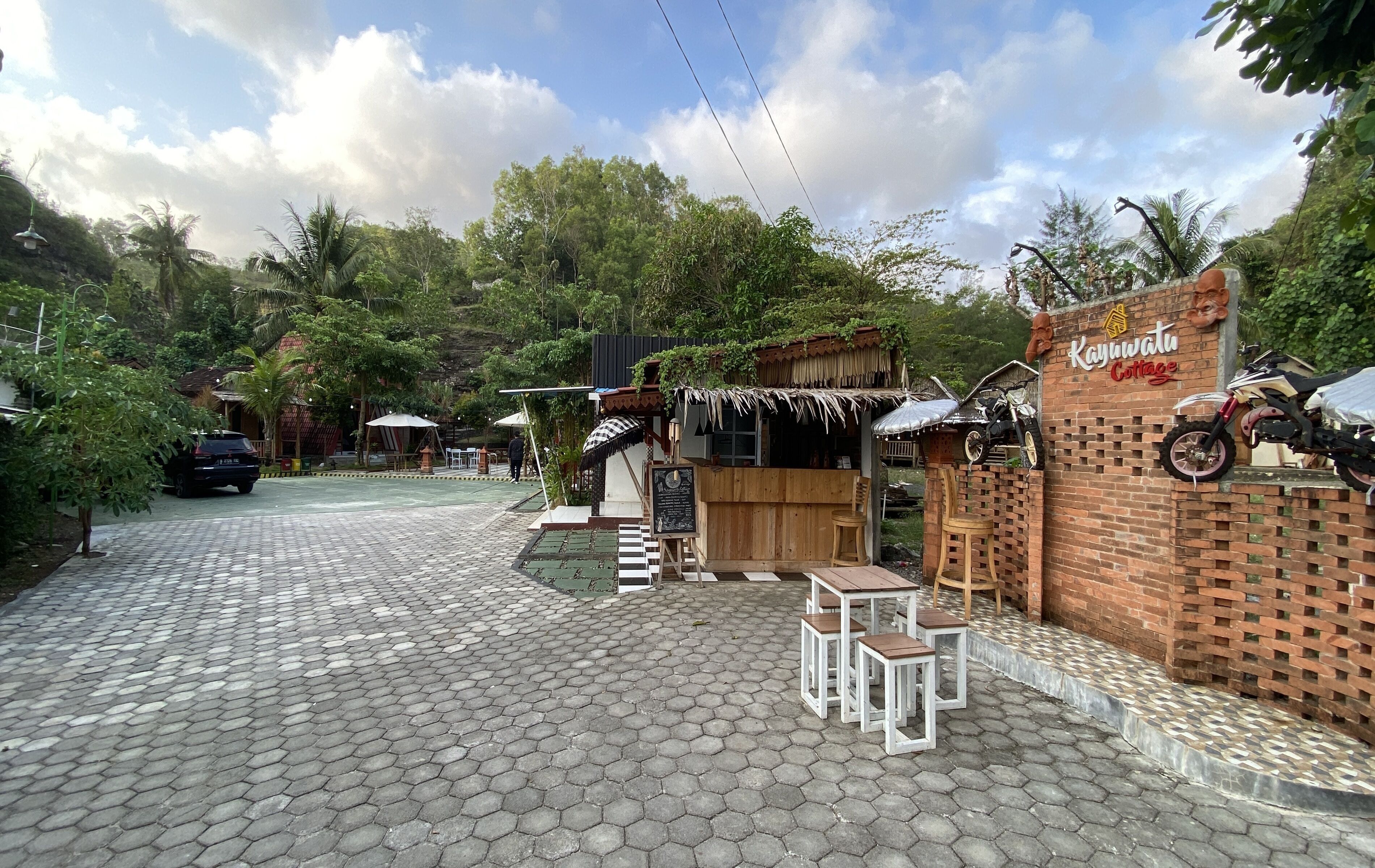 Façade de l’hébergement