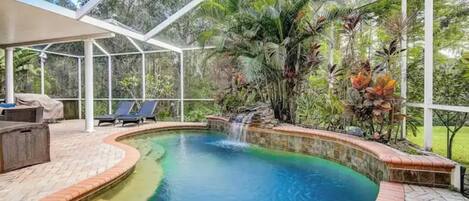 Una piscina climatizada