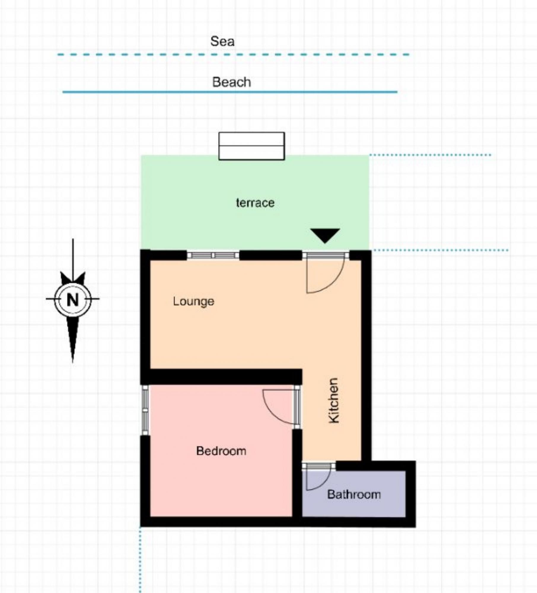 Apartamento | 1 dormitorio