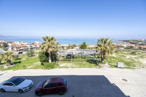 Vue sur la plage ou l’océan