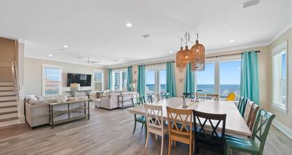 The Lazy Coconut - 8BR Beachfront Estate, Private Pool, Sleeps 24