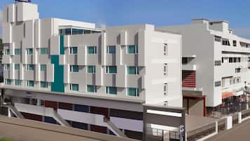 Overnatningsstedets facade