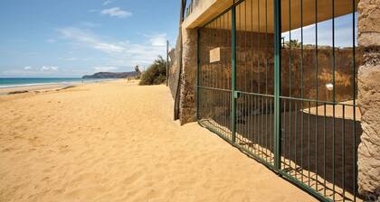 Ferienhaus 'Casa De Férias A 75 Metros Da Praia' mit Blick auf die Berge