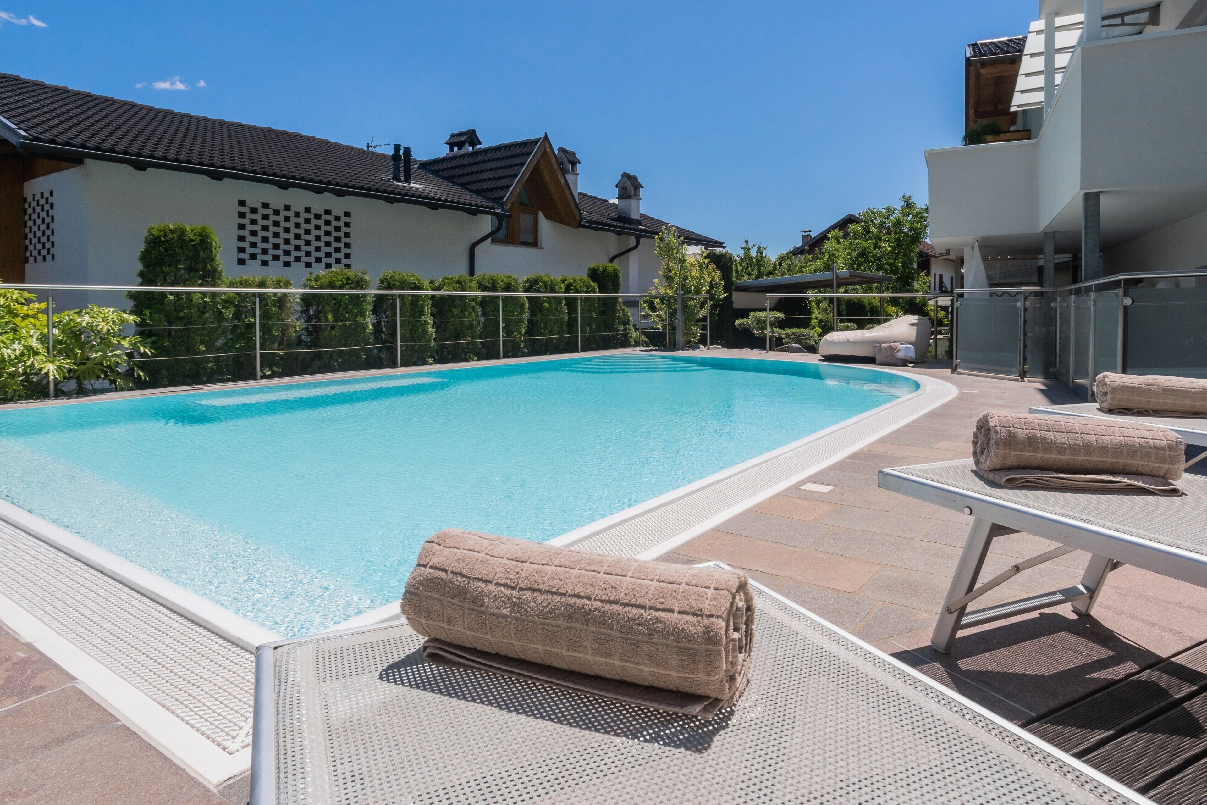 Una piscina riscaldata