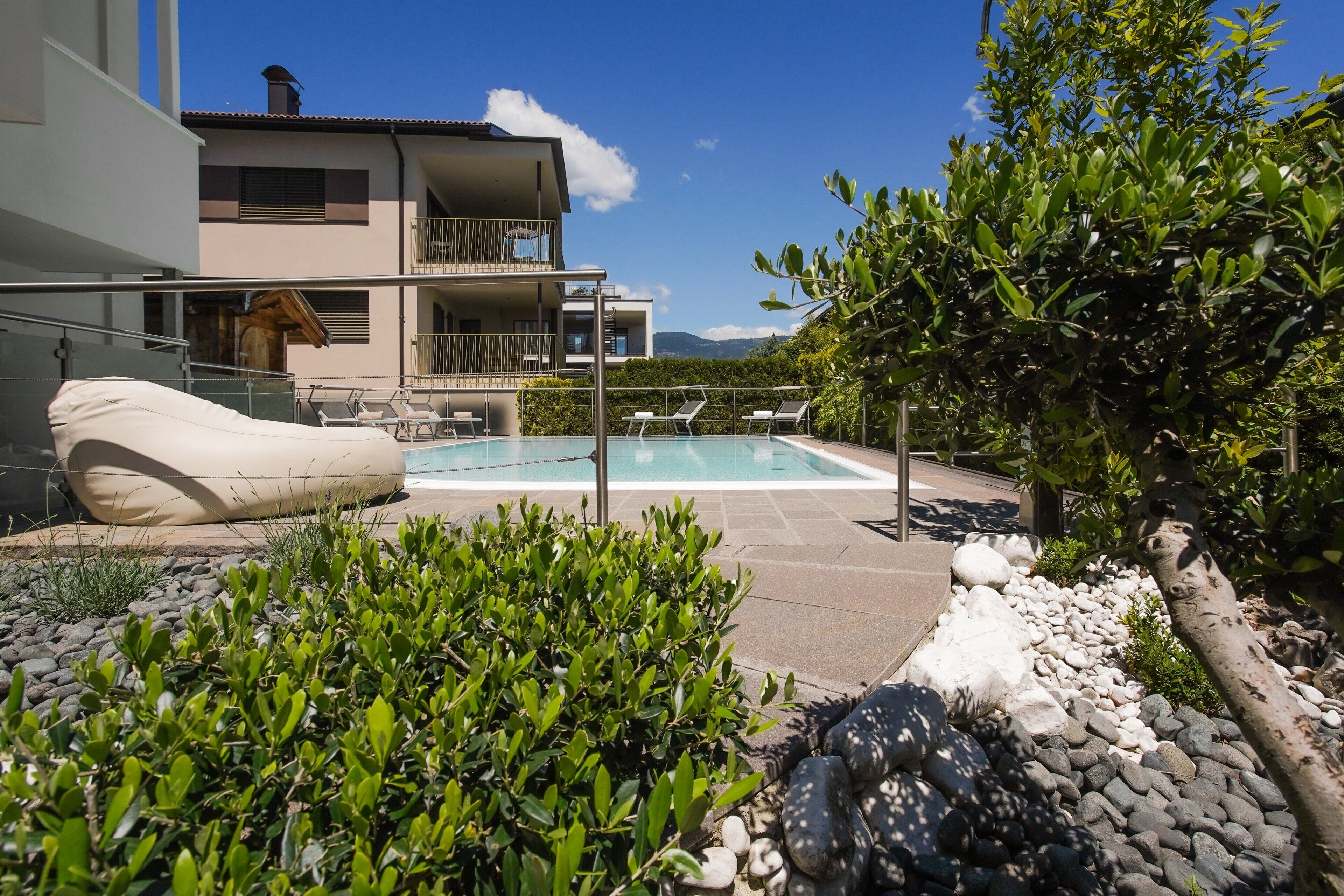 Una piscina riscaldata