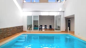 Piscine couverte, piscine chauffée