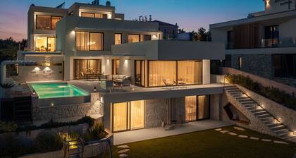 Luxury Villa Glory Murter with heated pool and sauna