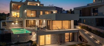 Luxury Villa Glory Murter with heated pool and sauna