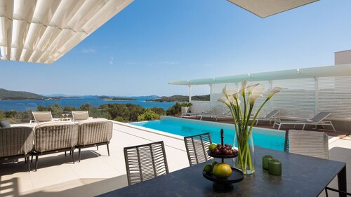 Luxury Villa Murter Glory with Heated Pool