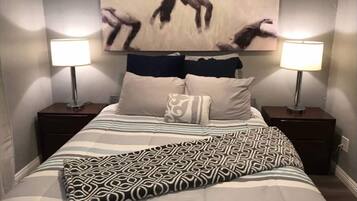Desk, iron/ironing board, travel cot, free WiFi