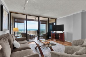 TV - Beautiful 2BR/2BA ocean view condo that feels like home (Wrightsville Beach)