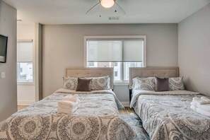 8 bedrooms, iron/ironing board, travel crib, WiFi