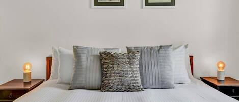 2 bedrooms, iron/ironing board, travel crib, WiFi