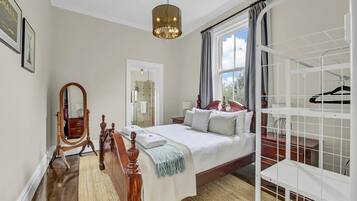 2 bedrooms, iron/ironing board, travel cot, WiFi