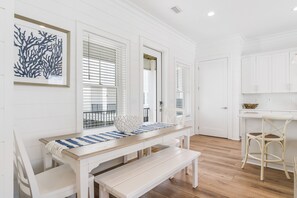 Microwave, stovetop, dishwasher, coffee/tea maker