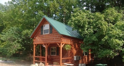 The Hickory Hollow Log Cabin by Garden of Gods in the Shawnee National Forest