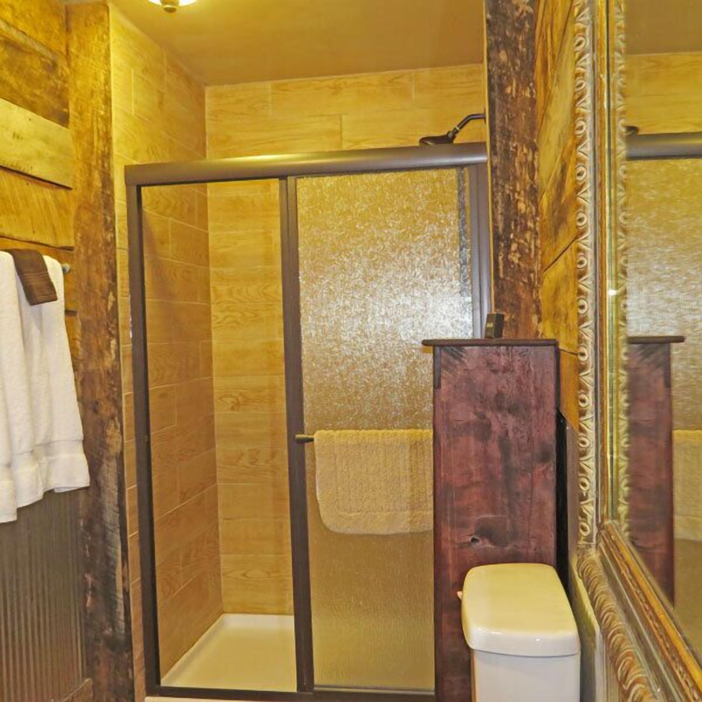 Towels, soap, toilet paper