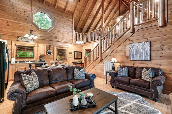 Smart TV, fireplace, DVD player, table football