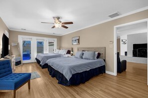 4 habitaciones, escritorio, tabla de planchar con plancha y wifi gratis 