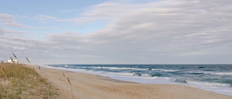 On the beach