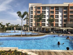 Outdoor pool, a heated pool - Hotel Alta Vista Prive (Caldas Novas)