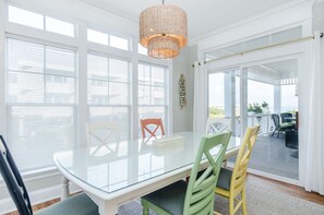 Dining - 3 Bedroom Lower Duplex w Ocean Views and Game Room (Wrightsville Beach)