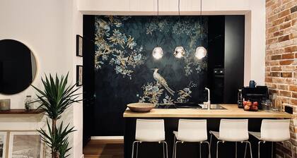 Design apartment shop window very centrally located