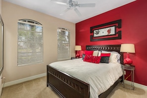 Bedroom 2 - Queen bed - Estero Villa with Pool (Miromar Lakes)