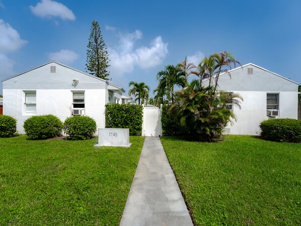 Façade de l’hébergement