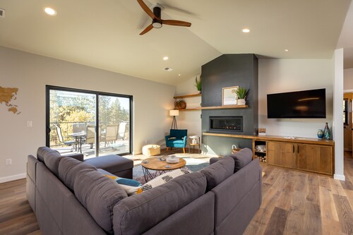 Modern family home with game room, at the Runnning Y Resort.