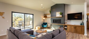 Modern family home with game room, at the Runnning Y Resort.