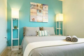 3 soverom, strykejern/-brett, reiseseng for barn og wi-fi